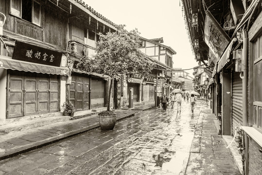 老重慶磁器口古鎮(zhèn)
