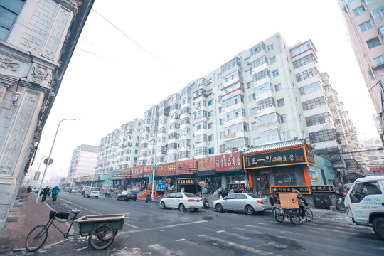 哈爾濱 街景 街頭