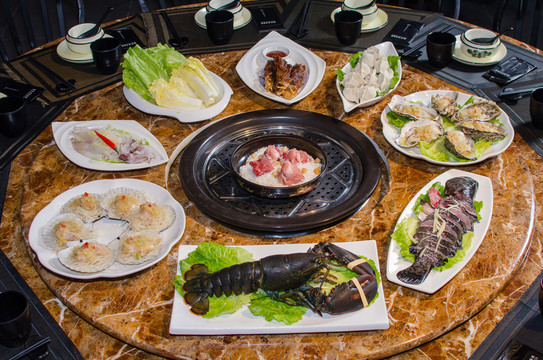 蒸煮海鮮套餐
