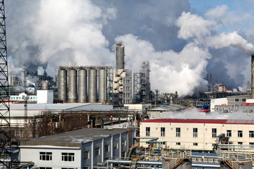石油化工 化工廠 廠區(qū) 廠房