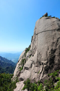 安徽黃山 黃山 山峰 山岳