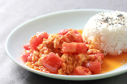 番茄炒蛋飯