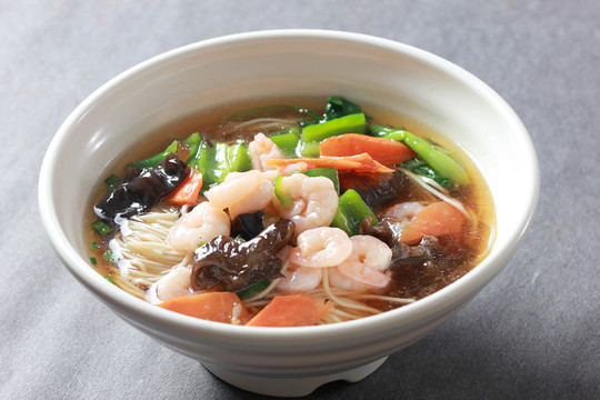 蝦仁肉絲面