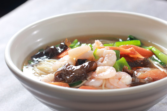 蝦仁肉絲面