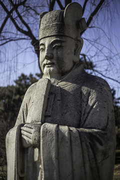 十三陵總神道石像生文官