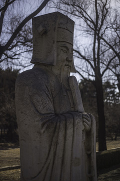 十三陵總神道石像生文官