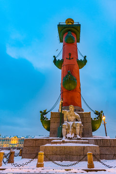 瓦西里島古港口燈塔