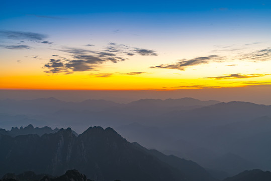 黃山日出