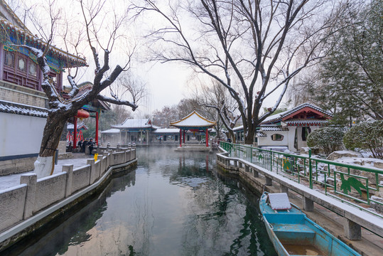 雪后的趵突泉公園 （31）