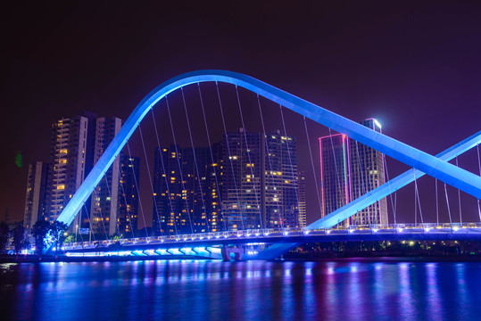 南沙區(qū)蕉門河雙橋