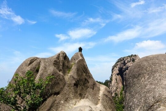 安徽黃山 黃山 山峰 山岳