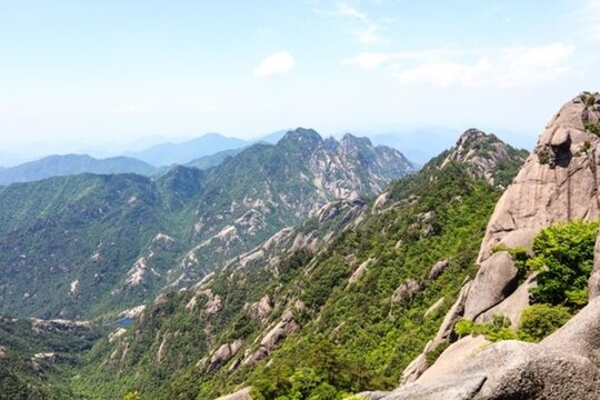 安徽黃山 黃山 山峰 山岳