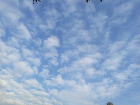 藍天白云天空背景素材高清
