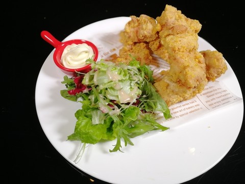 蒜香面包粉炸雞