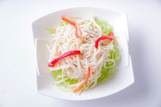 涼拌金針菇