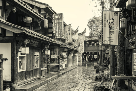 成都錦里古鎮(zhèn)老照片