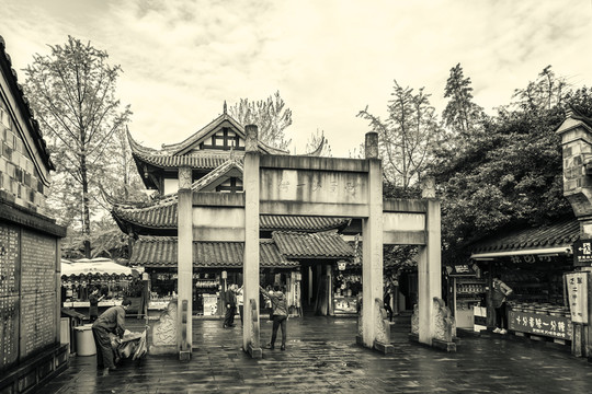 成都錦里古鎮(zhèn)老照片