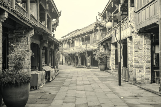成都黃龍溪古鎮(zhèn)老照片