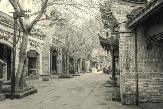 成都黃龍溪古鎮(zhèn)老照片