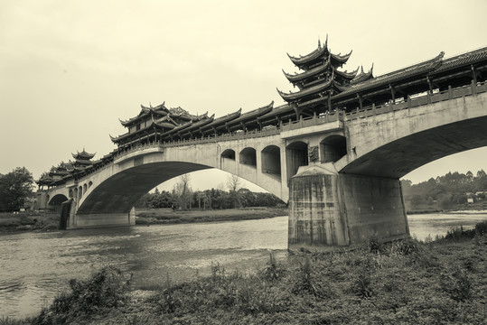 四川古鎮(zhèn)黃龍溪懷舊照片
