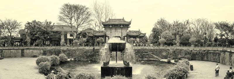 四川古鎮(zhèn)黃龍溪懷舊照片