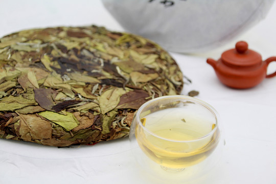 茶餅特寫