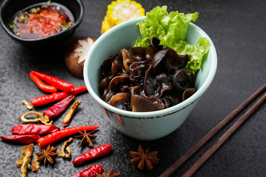 火鍋涮菜鮮牛肉火鍋涮品木耳