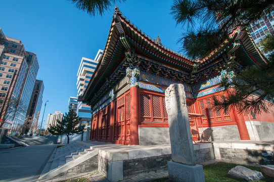 北京都隍城廟后殿遺存