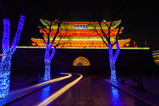 西安鼓樓 夜景