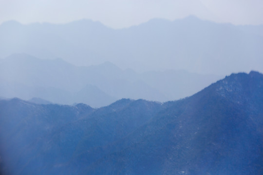 航拍 山脈