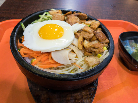 五花肉拌飯 韓式石鍋飯