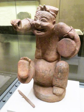 東漢擊鼓說唱俑