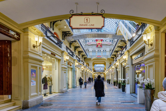 莫斯科古姆百貨商場 內(nèi)景