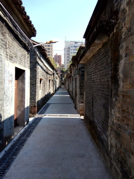 古村落 古磚墻瓦房 深圳古建筑