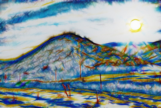 超現(xiàn)實(shí)夢幻山水