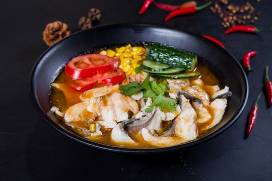 酸湯烏魚(yú)面