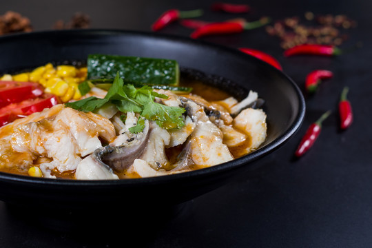 酸湯烏魚(yú)面