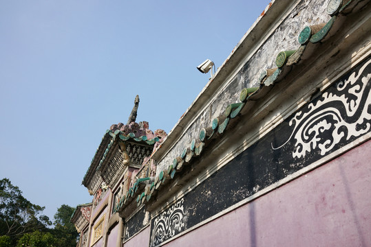 雕刻 媽祖閣 古建筑