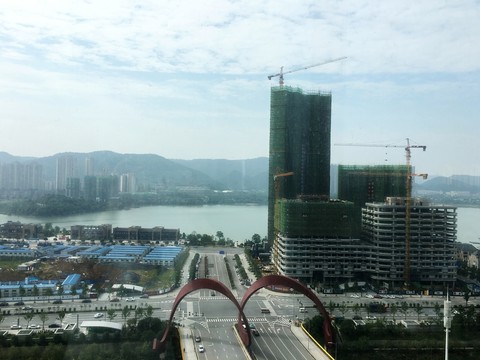 梅溪湖 城鎮(zhèn)風光 城鎮(zhèn)高空風光