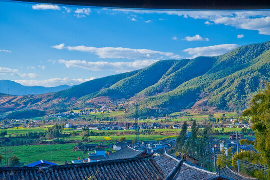 山村 山脈 山巒 遠(yuǎn)山 鄉(xiāng)村