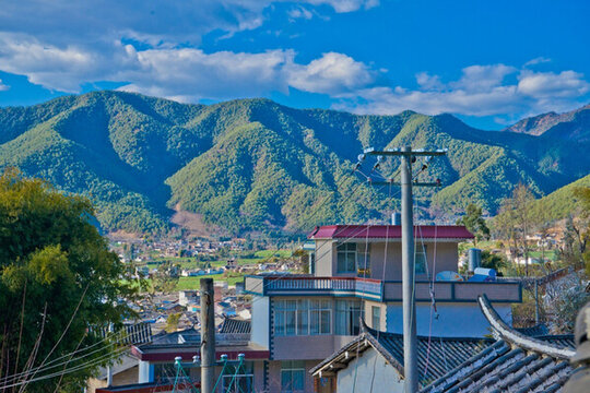 山村 山脈 山巒 遠(yuǎn)山 鄉(xiāng)村