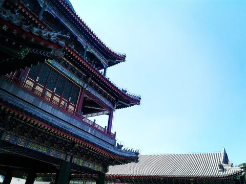 北京頤和園德和園扮戲樓