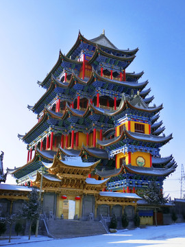寺廟建筑 藏經(jīng)閣