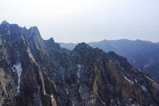 西岳華山 群山風(fēng)光