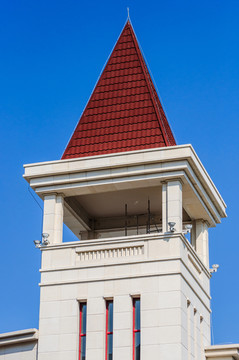 歐式建筑局部 唐山世園會(huì)國(guó)際園