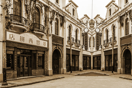 老上海舊上海建筑街景