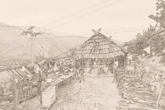 佤族房屋