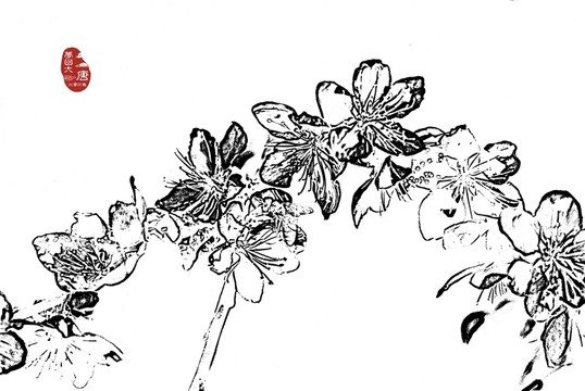 工筆挑花裝飾畫(huà)