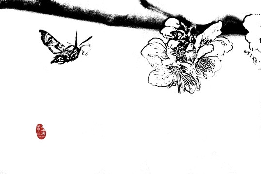 工筆挑花裝飾畫