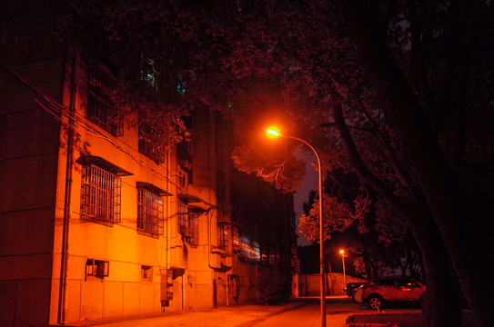 小區(qū)夜色